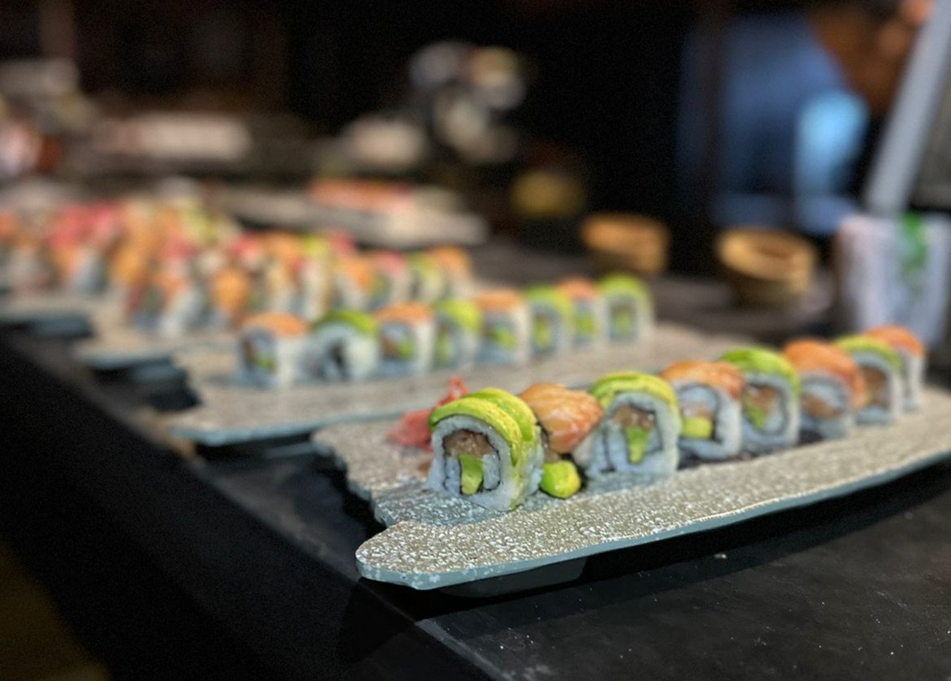 Sushi rolls and sushi restaurant in Gili Air